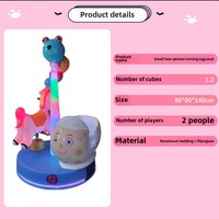 Console de jeu vidéo multijoueurs à pièces Grand carrousel pour 3 à 6 personnes Équipement de terrain de jeu pour enfants Thème de la ville urbaine