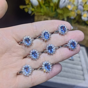 Bague tendance en pierres précieuses de guérison (Topaze, Grenat, Opale, Labradorite, Améthyste, <span class=keywords><strong>Ambre</strong></span>) – Meilleures ventes pour ornement - Product Image 4