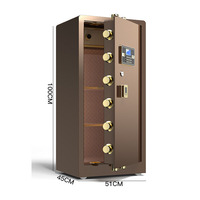 XBT Luxury Home & Office Digital Safes Steel Equipment Lockers with Fingerprint Access Secure Safe Deposit Boxes