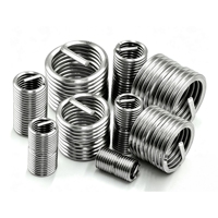 JINZHIZE Hochleistungs-Edelstahl-Gewindeeinsätze mit Selbstverriegelung, Zoll-Gewinde, ISO-Standard für Industriepumpen-Reparatur und Kompressoren