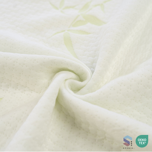 Kain matras rajut serat bambu, kain matras bisa dicuci dan bernapas tekstil rumah - Product Image 2