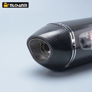 Silenciador de <span class=keywords><strong>Escape</strong></span> Universal para Motocicleta de 51 mm, <span class=keywords><strong>Escape</strong></span> <span class=keywords><strong>Yoshimura</strong></span> R77, MT09, MT07, R3, ZX4R, ZX6R, Z400, CBR500, 150CC, Nuevo, de Acero al Carbono - Product Image 5