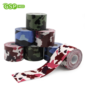 Bandes de camouflage imprimées personnalisées, imperméable, pour les activités athlétiques, la kinésiologie, pour le soulagement musculaire, disponible en 2 couleurs, 5x5m - Product Image 2