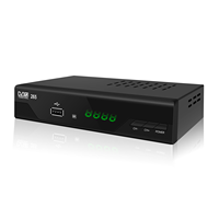 Chaud en Europe Dvb-t2 H.265 FTA TV Box Support 10 Bit WIFI EPG PVR Fonction H.265 Digital TV DecoderTV Box