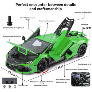 Modelo de Auto de Metal Fundido a Presión Lambor REVUELTO 1:18 Oficialmente Autorizado - Juguete Coleccionable de Exhibición - Product Image 3