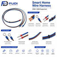 Connecteur adaptateur sur mesure en PVC pour faisceau de câbles moteur en cuivre étamé, pour robot, électronique industrielle, filtre, carte mère, alimentation