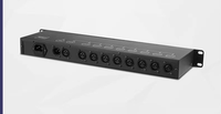 Contrôleur de lumière de scène DMX512 répartiteur et distributeur amplificateur de Signal répartiteur 8 voies AC 100-240V