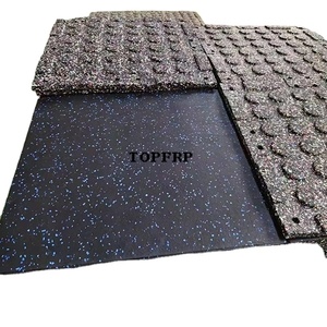 Alfombrilla de goma antideslizante EPDM personalizada para suelo de gimnasio, equipo de Fitness para interiores, azulejo de suelo de goma - Product Image 5