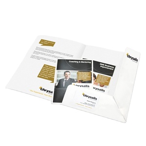 Hai Túi thư mục tài liệu giấy kraft A3 <span class=keywords><strong>A4</strong></span> chủ tập tin biểu tượng tùy chỉnh in thư mục trình bày - Product Image 3