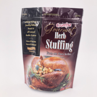 Embalaje personalizado de grado alimenticio para pollo, bolsa de soporte para pollo entero con cremallera