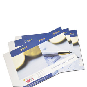 Biểu tượng tùy chỉnh 2 túi tùy chỉnh in kraft giấy tập tin với khe cắm thẻ công ty trình bày thứ tự hóa đơn tập tin A5 A4 thư mục - Product Image 5