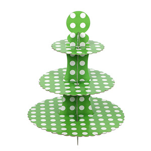 Support à gâteau rond de 8 pouces de haute qualité en gros, support à gâteau en papier coloré, support à cupcakes et desserts en papier pour mariage et fête - Product Image 2