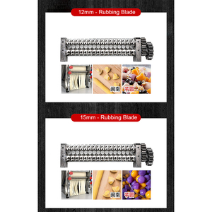Rouleau <span class=keywords><strong>à</strong></span> <span class=keywords><strong>pâte</strong></span> <span class=keywords><strong>électrique</strong></span> automatique FKM160 avec coupeur 160 mm, machine <span class=keywords><strong>à</strong></span> pâtes professionnelle pour nouilles fraîches et enveloppes de raviolis - Product Image 5