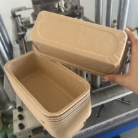 Gâteau livre cuisson gobelets en papier moule à gâteau rectangulaire porte-papier à gâteau de madère formant la machine