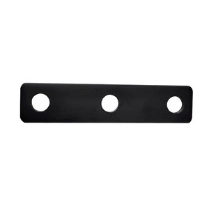Placa de conexión de tres orificios YihuaXing de metal negro mate de hierro de 20*90*2.8 para sujetadores automotrices - Product Image 5
