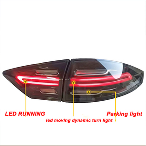 ชุดไฟท้าย LED สำหรับรถยนต์ฟอร์ด มอนเดโอ ไทเทเนียม ฟิวชั่น ปี 2014 2015 2016 สีดำรมควัน - Product Image 1