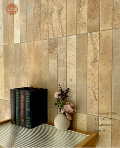 Piastrelle in Gres Porcellanato Effetto Pietra Naturale 60x400mm, Lusso Artigianale, Smaltate, Fatte a Mano, 30 Facciate, Profondità Ricca - Product Image 2