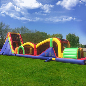 Circuito <span class=keywords><strong>de</strong></span> Obstáculos Inflable Grande para Adultos, Campo <span class=keywords><strong>de</strong></span> Entrenamiento Inflable con Obstáculos - Product Image 3