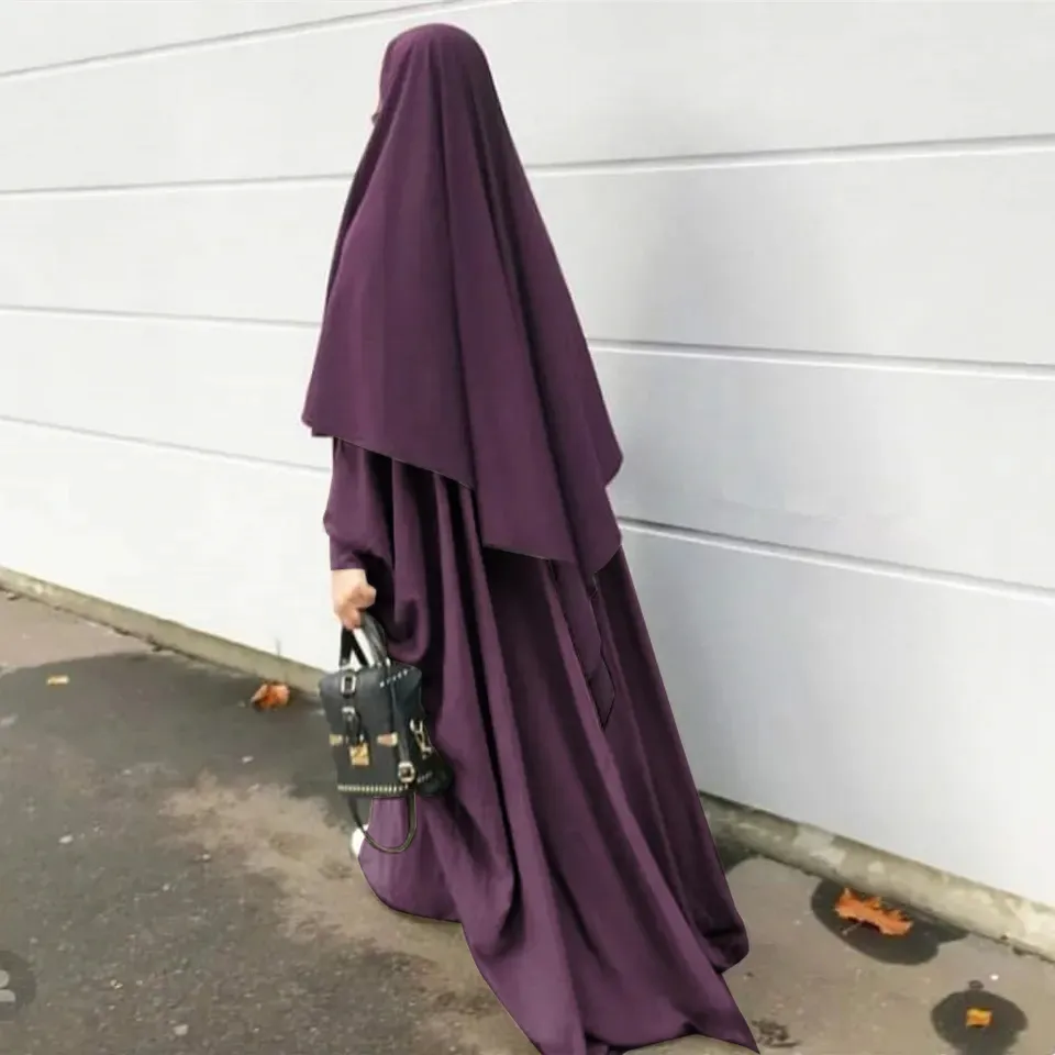 2023 EIDイスラム教徒の女性ロングヒジャーブイスラムヒマールビッグスカーフフルカバーヘッド祈りのヘッドスカーフYHJ901