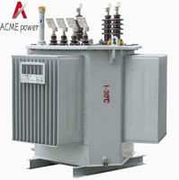 Transformateur de distribution à faible perte 750 kVA, transformateur abaisseur de puissance, alimentation en boucle ONAN ONAF, homologué UL pour station de recharge de véhicules électriques
