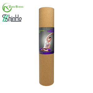 Zhensheng impresión personalizada eco amigable gimnasio fitness y construcción Cuerpo Conjunto TPE corcho esterilla de <span class=keywords><strong>yoga</strong></span> - Product Image 5