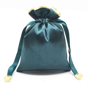 Bolsa de Viaje Grande de Satén de Seda para Maquillaje, Cosméticos y Lencería, con Cordón, Color Morado, para Regalo - Product Image 6