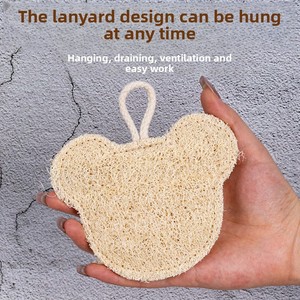 Zenidoo Éponge de loofah exfoliante 100% naturelle, biodégradable, écologique, pour le bain, la vaisselle et la cuisine, végane, taille personnalisée, emballage OPP - Product Image 2