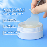 Masque en feuille de cristal à l'acide hyaluronique, végétalien, à base de plantes, pour les yeux, anti-rides, réduit les cernes, marque privée