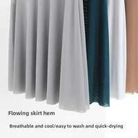 Jupe en tulle pour danse classique féminine |   Jupe courte transparente à taille élastique et coupe trapèze pour la pratique du ballet, l'entraînement, les examens et les spectacles