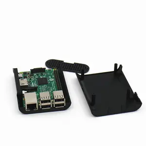 Raspberry Pi 2 Pi 3 оболочка ABS литой черный белый прозрачный триколор raspberry pi 2 Оболочка Чехол