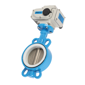 Bray in ghisa S31 Dn50 ossi150 220V AC attuatore elettrico ad alta temperatura valvola a farfalla per l'acqua per l'agricoltura - Product Image 4