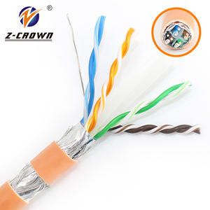 Coupleur 0.5mm <span class=keywords><strong>rj45</strong></span> cat6a blindé ethernet de rouge <span class=keywords><strong>30</strong></span> y 50 metros 23awg cat6 réseau 1000ft 305m communication câble Lan - Product Image 2