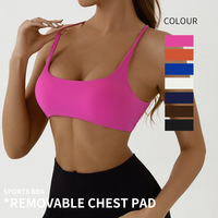 Nouveau soutien-gorge de sport yoga transfrontalier style euro-américain, effet seconde peau, respirant, maintien élevé, bretelles croisées, rehausseur de dos, pour le fitness