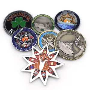 Pièces de collection personnalisées en cuivre antique, jetons en métal moulé sous pression, style vintage professionnel, souvenirs d'Israël - Product Image 2