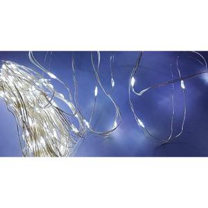 120 LUMIÈRES DE NOËL TRANSPARENTES MICROLED BLANC FROID AVEC TRANSFORMATEUR 11.9+3MT - Product Image 1