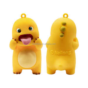 Figurine personnalisée de grande taille Dino <span class=keywords><strong>jaune</strong></span> mignon Pokemoned hautement restaurée 1:1 figurines Nailong Dragon de lait pour filles enfants cadeau - Product Image 1
