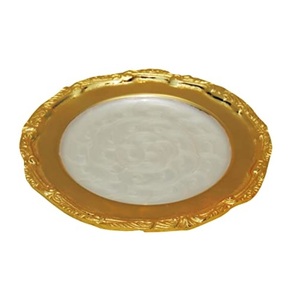Acabado en cobre moderno a la venta, madera de acacia hecha a mano, bandejas para servir de alta calidad y más vendidas, uso como comida para servir - Product Image 4