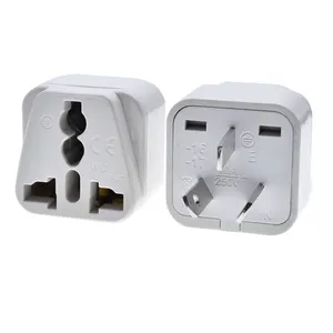 National Standard Three Pin Plug and Australian Three Flat Pin Plug travel adapter