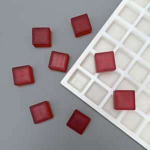 Moldes de Silicona para Caramelos de Chocolate y Azúcar, Cuadrados, para Caramelo Duro, 28 Cavidades, Moldes Personalizados para Pasteles, 3 Piezas, Grado Alimenticio, Antiadherentes, No Tóxicos - Product Image 4