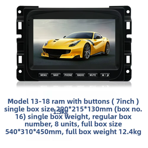 2013-2018 Dodge Ram <strong>Navigation</strong> <strong>System</strong> <strong>7</strong>-Inch Android Car Dashboard with GPS for Bluetooth Player Buttons USB &amp; CarPlay - Product Image 4