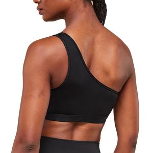 Soutiens-gorge de sport à une épaule, haute qualité, prix bas, fabricant et grossiste de hauts de yoga, soutiens-gorge de sport de yoga grande taille, soutiens-gorge de sport pour femmes - Product Image 5