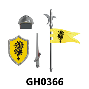 G0149 Black Falcon Dragon Raven Lion <span class=keywords><strong>Knight</strong></span> Medieval Series Collect Blocs de construction éducatifs en plastique pour enfants Jouets cadeaux - Product Image 3