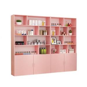 ตู้หนังสือเด็กสีชมพูและผลิตภัณฑ์ความงามชั้นวางจอแสดงผลตู้เก็บ - Product Image 1