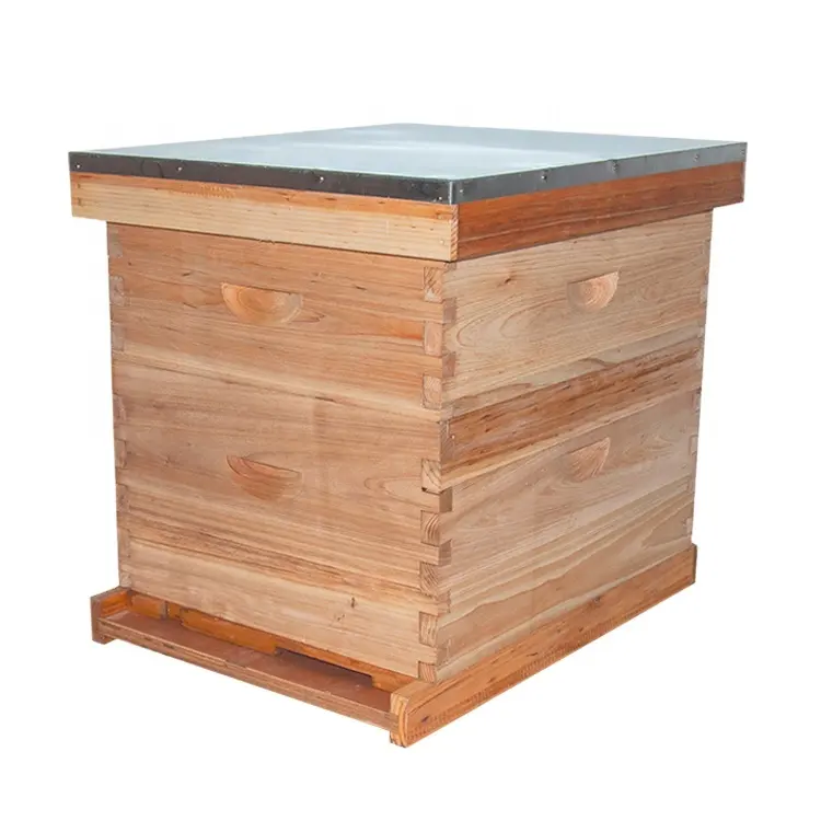 Bee Hive Pine Wood National 10 Frame Bee Hive Boxes