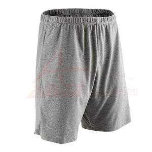 Pantalones cortos lisos de algodón 100% para hombre, Shorts con cintura elástica personalizados, oferta de verano - Product Image 2