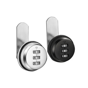 Furniture <b>Lock</b> Drawer <b>Lock</b> Zinc Alloy Combination <b>Lock</b> Minimalist Design Easy Installation For Drawer Office <b>Cabinet</b> - Product Image 2