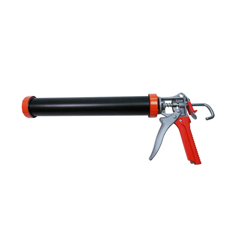 MH Sealant Gun tugas berat aluminium Cartridge tabung sosis Nozzle Caulking Gun silikon Sealant Gun konstruksi alat tangan