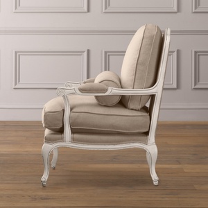 Sillón de Madera Maciza Estilo Americano para Sala de Estar, Dormitorio, Silla de Descanso Tipo Tiger - Product Image 3