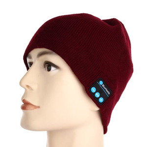 Casque sans fil intelligent pour le sport, <span class=keywords><strong>bonnet</strong></span> musical <span class=keywords><strong>avec</strong></span> haut-parleur intégré pour téléphone portable, idéal pour l'hiver et garde les oreilles au chaud - Product Image 3
