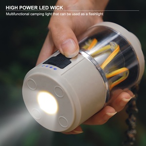 Asafee Hot Bán sạc LED di động cắm trại đèn lồng ánh sáng cổ điển ngoài trời LED Đèn cho cắm trại - Product Image 5